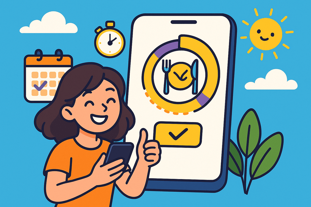 FastingTracker App Illustration
